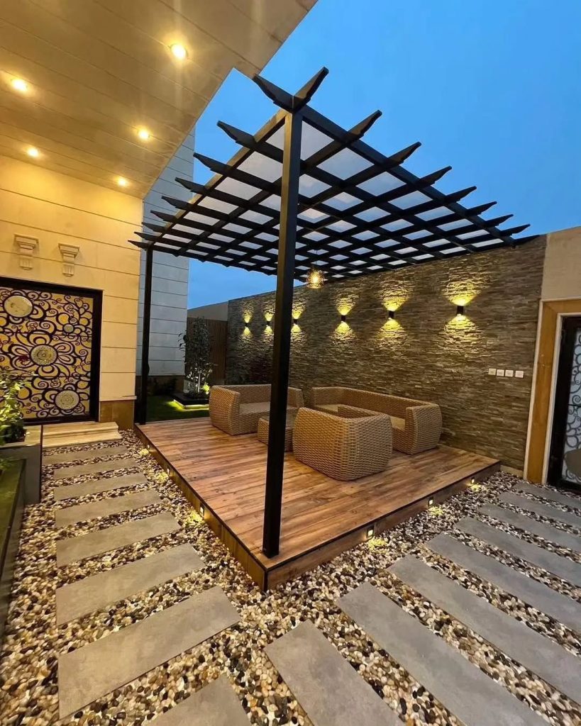 تركيب برجولات مجالس خيام استراحات في الرياض